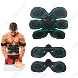 TD® Appareil electrostimulation efficace Abdominal musculaire rechargeable USB EMS Ceinture développement Bras ventre Entraînement