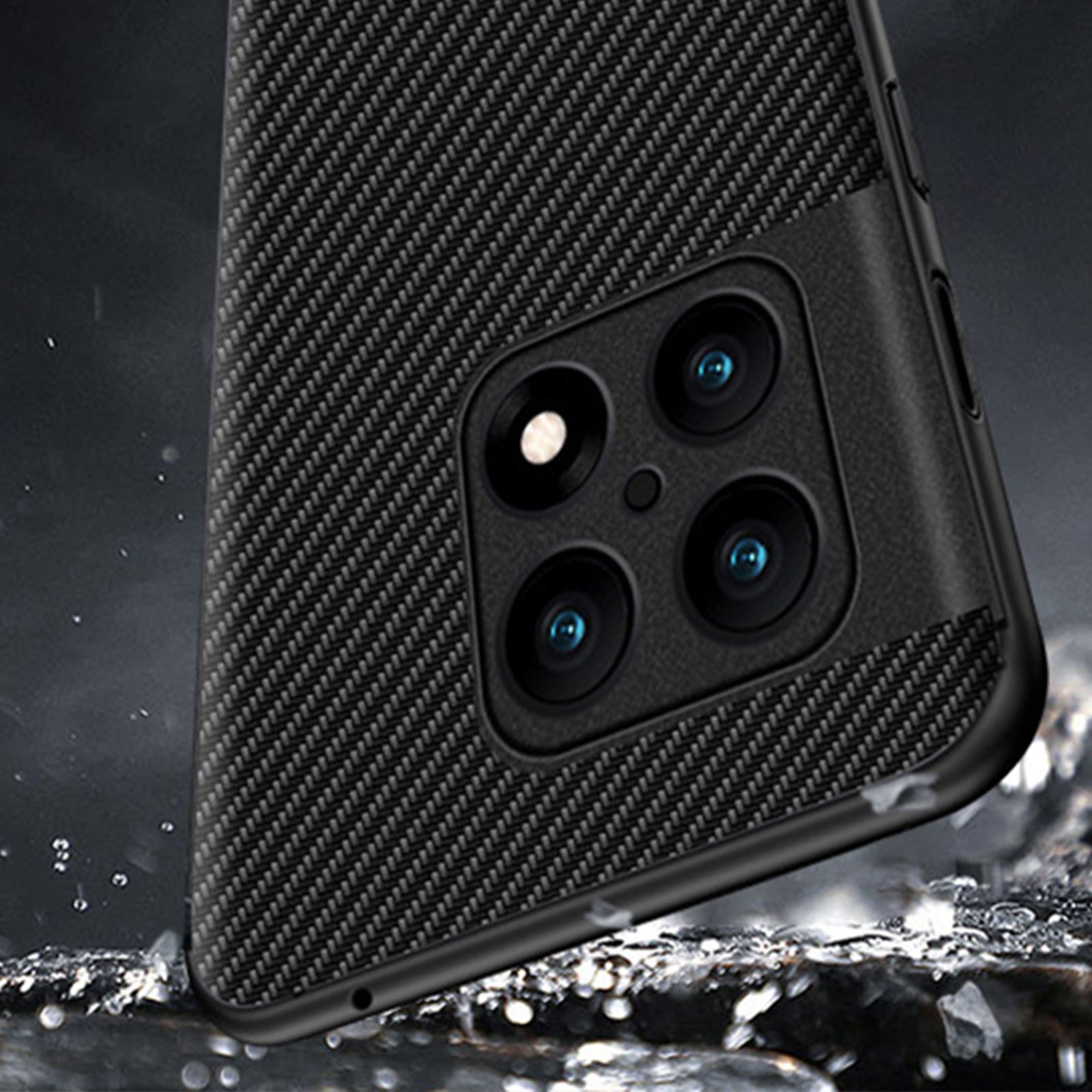 TD® Convient pour OnePlus10 Pro coque de téléphone portable coque en fibre de carbone ultra-mince coque de téléphone portable anti-c