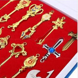 TD® Nouveau Livraison Gratuite Fairy Tail 22 Modèles 25 Ensembles Lucy Summons Prototype Keychain Fairy Guild Logo Mode Simple