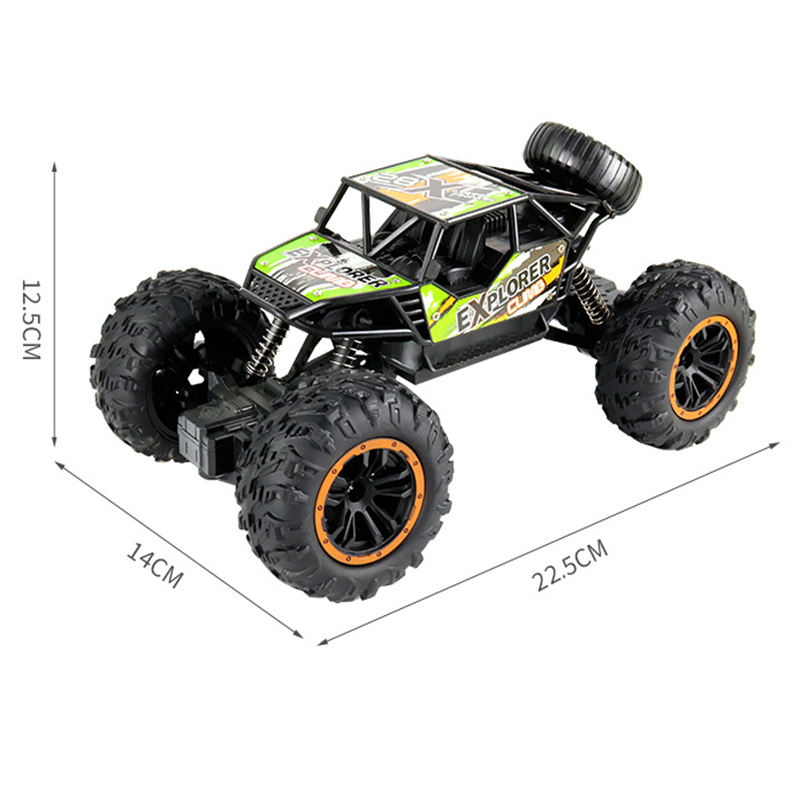 Jouet véhicule tout-terrain 1:18 voiture d'escalade alliage incassable alliage incassable voiture télécommande 2.4G modèle vé