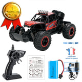 TD® Alliage télécommande voiture haute vitesse rechargeable enfants escalade voiture montagne véhicule tout-terrain cadeau de Noël