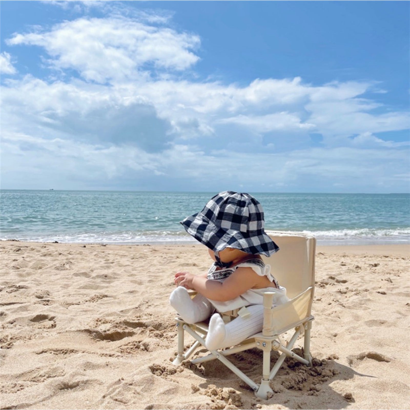 TD® Chaise de salle à manger pour bébé chaise d'apprentissage pliante pratique pour bébé chaise de pique-nique pour siège bébé