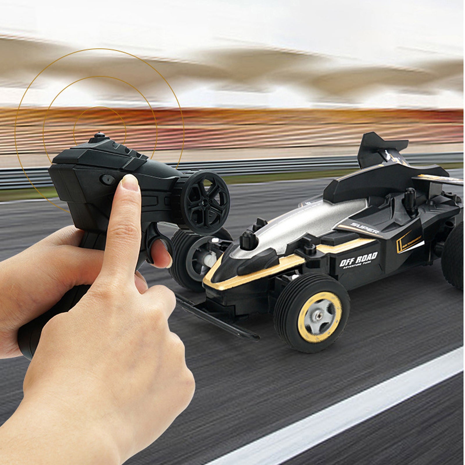TD® 2.4G télécommande voiture quatre roues motrices haute vitesse quatre voies électrique course jouets pour enfants cadeau de Noël