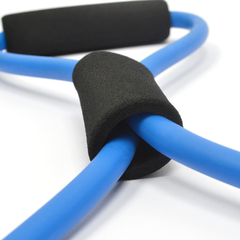 TD® Tube Bande Résistance Latex Professionnel Exercice Yoga Elastique Aérobic Type Convient pour le yoga,Figure 8 Rallye-rouge