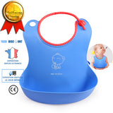 TD® bavoir bebe fille garcon coton recuperateur naissance absorbant 6 mois enfant souple maternelle eponge protege taches repas