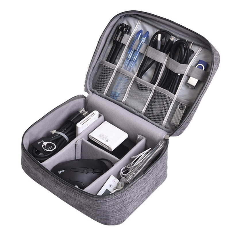 Sac de rangement, câble de données, produits numériques, clés USB d'extérieur, écouteurs, chargeurs, boîtes de protection, ét