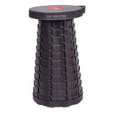 TD® Tabouret pliant escamotable réglable portatif extérieur stockage camping train de pêche intégré style simple plastique couleur n
