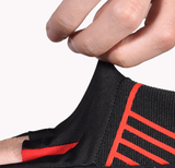 TD® Une paire Gants de bowling Sports de plein air Gants de fitness antidérapants en silicone de paume sans doigts Jaune S / M