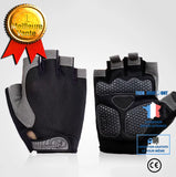 TD® Une paire Version améliorée des gants en maille demi-doigt vélo cyclisme conduite femmes cyclisme gants de fitness antidérapant