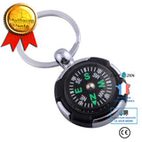 Pneu boussole personnalité boussole hommes porte-clés boussole pratique voiture pneu boussole porte-clés en plein air alpinis