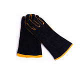 TD®  gants en cuir de vachette pour barbecue BBQ cuisine grillade anti inflammable protection artisanal  peau de vache accessoire