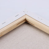 TD® Cadre de peinture Wulian peinture décorative cadre de peinture à l'huile cadre en bois massif 3 cm d'épaisseur cadre en sapin