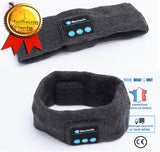 TD® Bandeau électronique écouteurs intégrés homme femme kit main libre appel réponse musique sport bandeau high tech color gris fonc