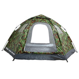 TD® Camouflage imperméable à la pluie hexagonale grande tente voyage camping automatique tente à ouverture rapide camping