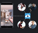 INN® Caméra WiFi réseau intelligent haute définition sans fil caméra de surveillance de sécurité à domicile interphone vocal