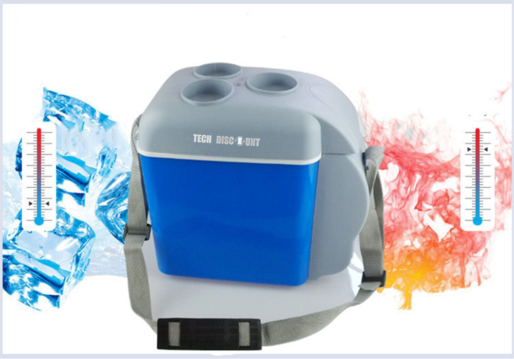 TD® Réfrigérateur congélateur 1 porte bas usage chaud froid portable petit mini camping glacière température voyage 12v pratique