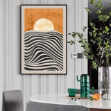 TD® Matisse coucher de soleil crépuscule salon fond peinture murale abstraite peinture décorative salon moderne peinture décorative