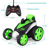 TD® Voiture à Quatre Roues,Véhicule télécommandé,Rotation à 360 degrés, Sûr et Durable,Cadeau cadeau de Noël pour enfants-Vert