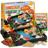 TD® Jouets faits à la main de bricolage,habitat de dinosaure,jouets d'expérience scientifique d'éruption volcanique,cadeaux pour enf