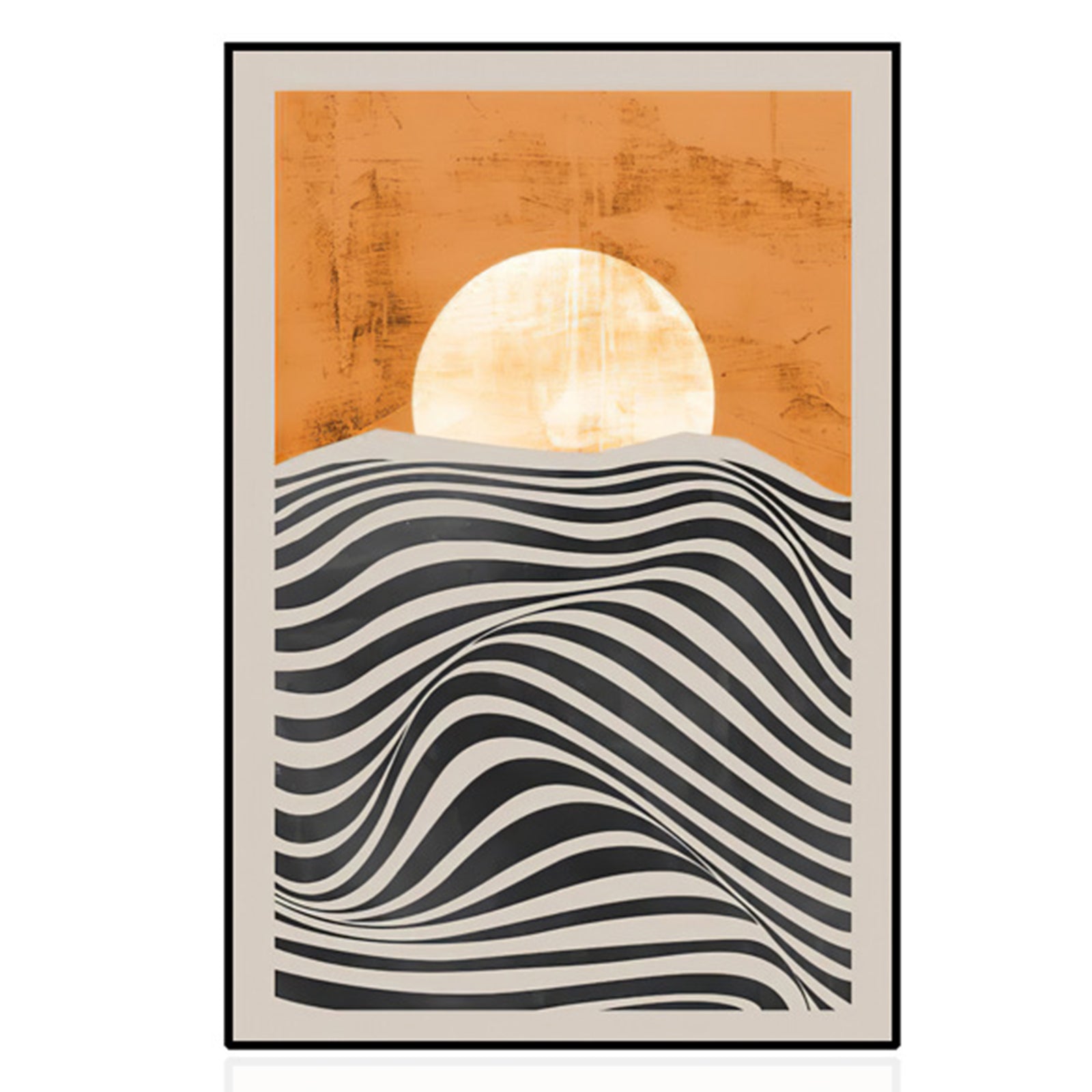 TD® Matisse coucher de soleil crépuscule salon fond peinture murale abstraite peinture décorative salon moderne peinture décorative