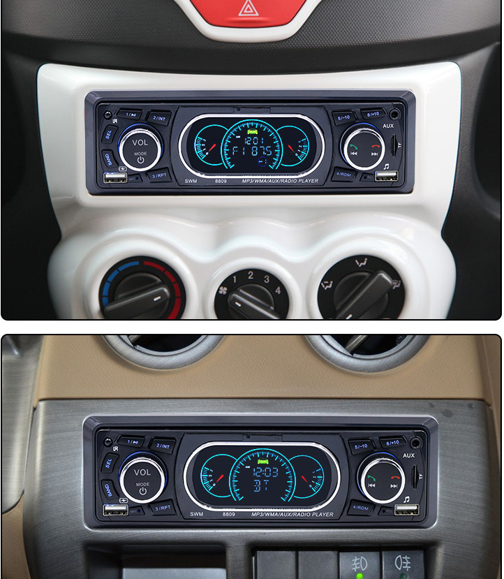 TD® LETOUCH Autoradio Voiture Stéréo Mains Libres Bluetooth pour voiture Radio FM Lecteur MP3 Lecteur USB / SD / AUX avec télécomman