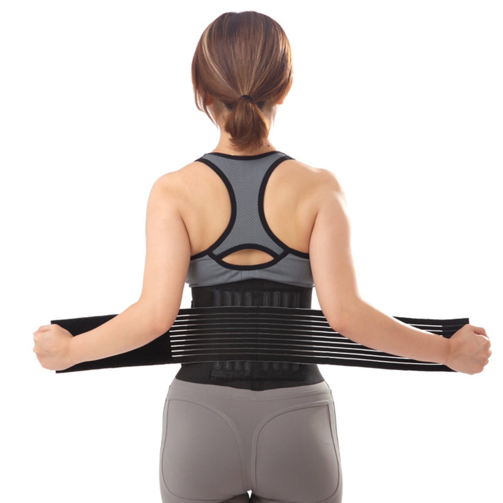 TD® Ceinture extérieure sport taille chaude ceinture abdominale fitness hommes et femmes respirant taille soutien soutien ceinture f