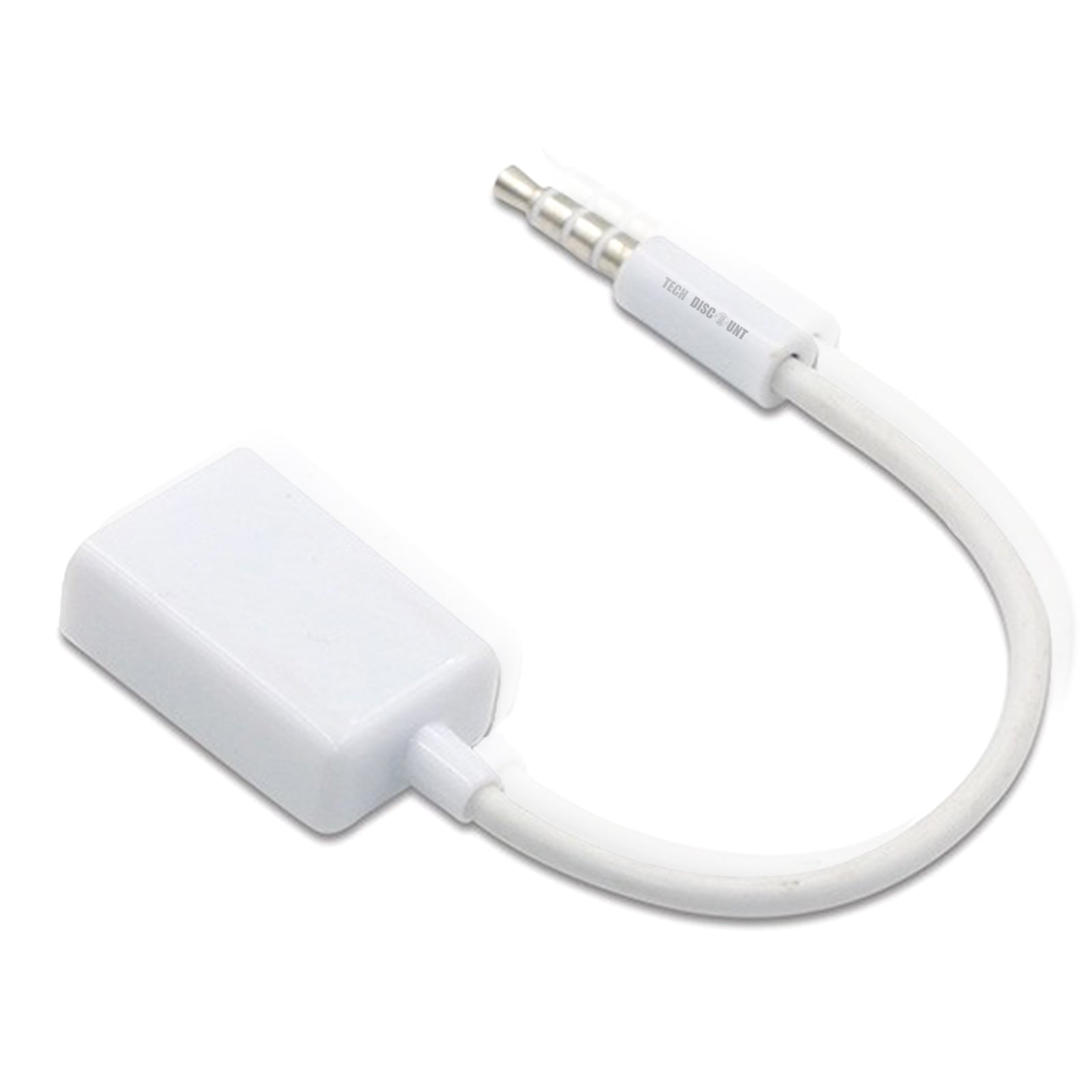 TD® Câble USB de voiture femelle OTG audio de voiture MP3 3.5 vers câble de conversion audio Câble AUX de voiture