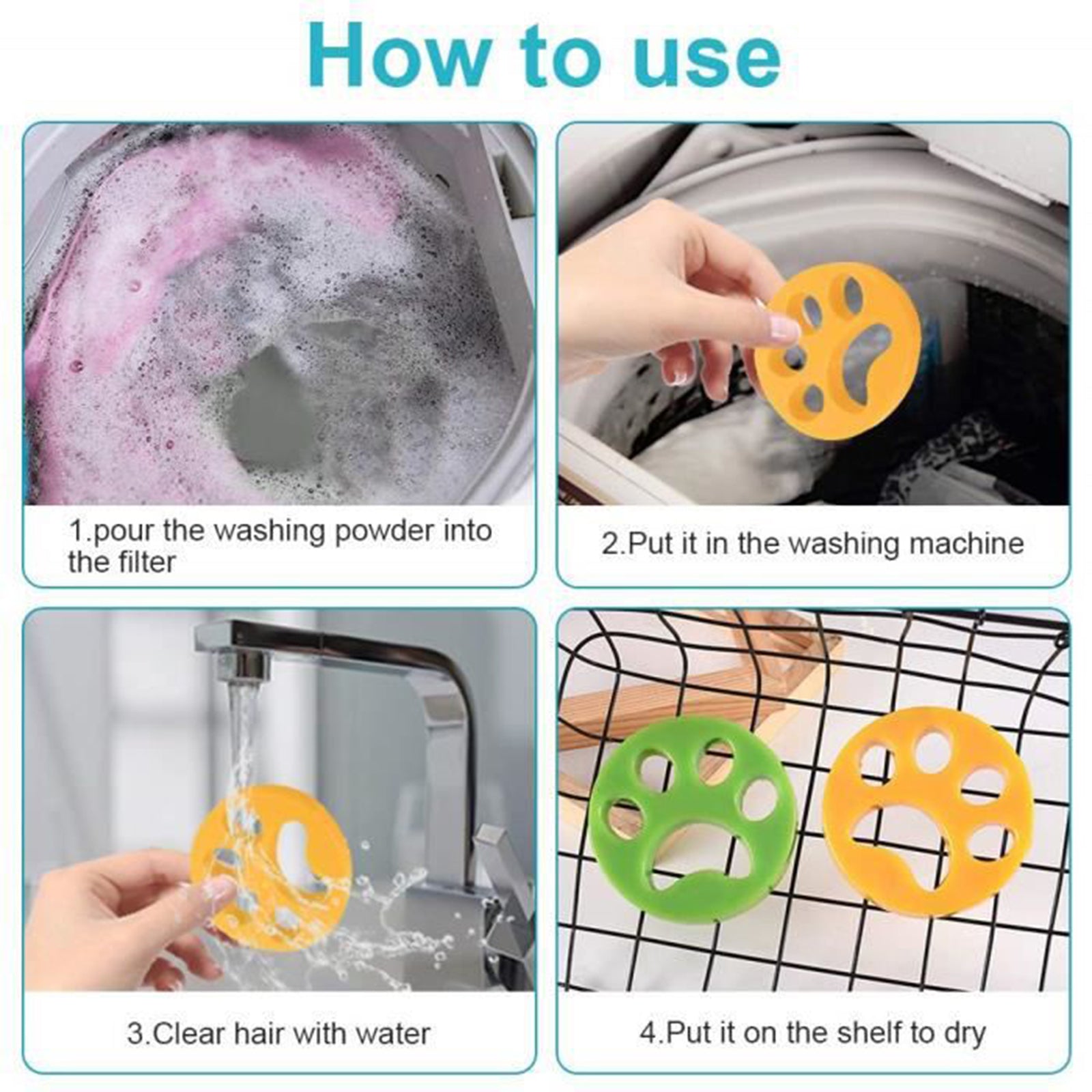 TD® 10 pack Feuille de nettoyage répétée, les cheveux collants à l'eau peuvent être lavés pour enlever le silicone pour les cheveux