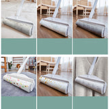 Rouleau de ménage brosse rouleau long manche aspiration poussière collante nettoyant pour cheveux dispositif pour cheveux col