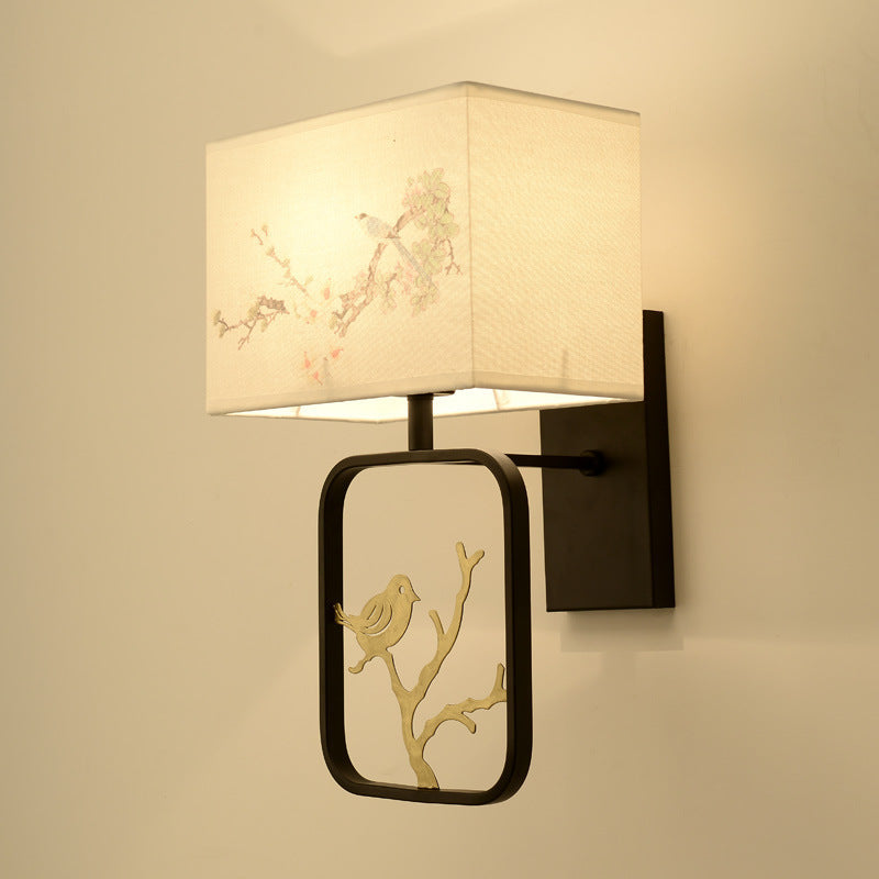 Applique Fer forgé LED Nouveau style chinois chambre chevet le salon villa rayon