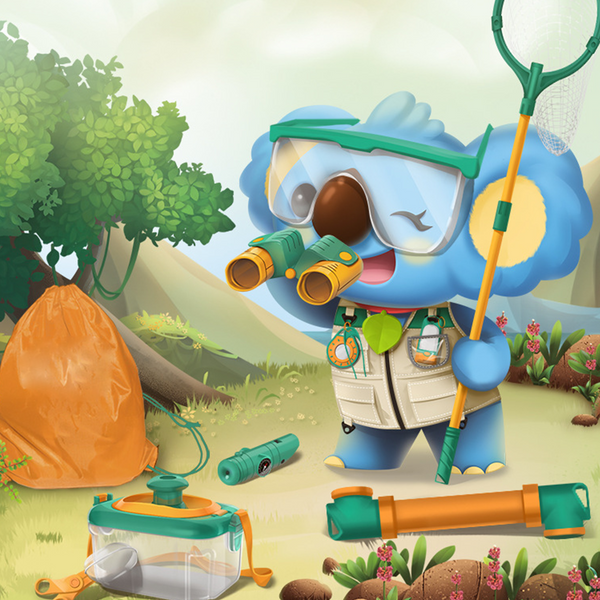 GmeDhc Kit Explorateur Enfant – Filet, Loupe, Boîte Insectes – Dès 3 Ans – Cadeau Plein Air