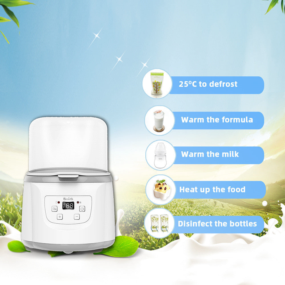 TD® Chauffe-stérilisateur à double bouteille pour l'allaitement chauffe-lait Système intelligent de température constante pour bébé