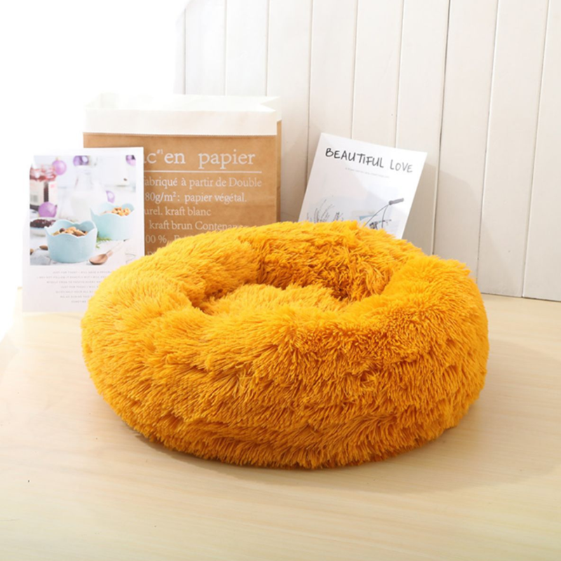 TD® Lit de Chat, Lit de Chien, Coussin pour Chat, Panier, Litière, Extra-Doux Confortable et Mignon, Coussin Lavable, 50cm