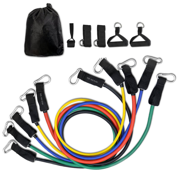 Bandes De Résistance Fitness,4 Tubes À Pédale Pour Entraînement