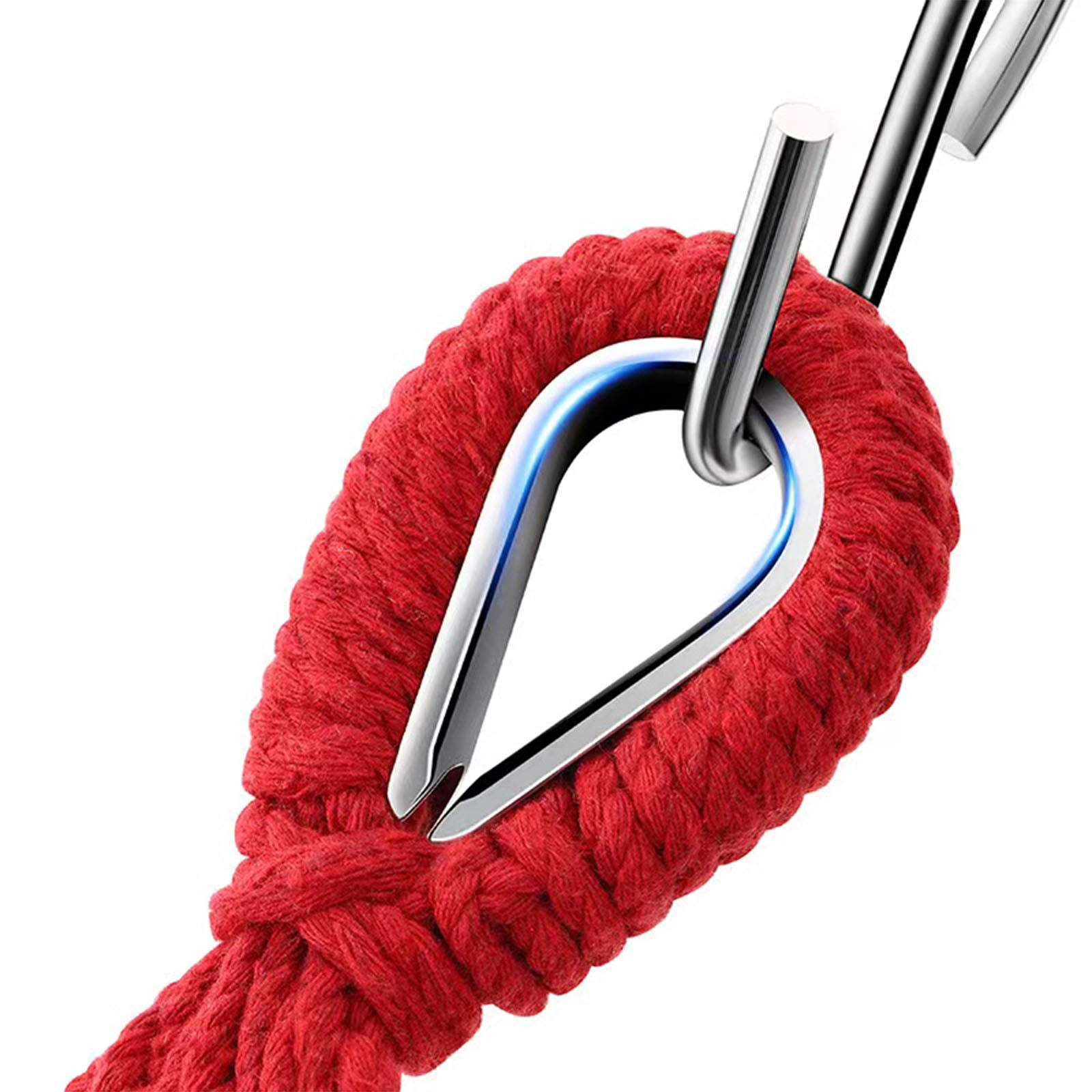 TD® Hamac en toile renforcé anti-renversement double extérieur avec bâton en bois incurvé hamac arc-en-ciel balançoire paresseux