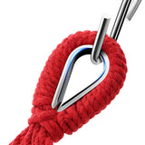 TD® Hamac en toile renforcé anti-renversement double extérieur avec bâton en bois incurvé hamac arc-en-ciel balançoire paresseux