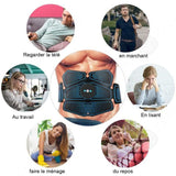 Ceinture abdominale électrostimulation Appareil musculaire EMS pour ABS, bras, biceps Stimulation électrodes sport fitness
