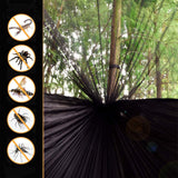 TD® Hamacs Hamacs d'extérieur Hamacs de camping Hamacs portables avec moustiquaires Hamacs de parachute en nylon