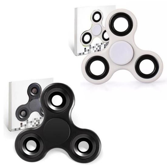 TD® Lot 3 Fidget Spinner-Jouet Triangle Pour Adultes Enfants