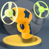 TD® Jouet de sortie de printemps en plein air bambou libellule Camping lancement à une touche Frisbee jouet interactif parent-enfant