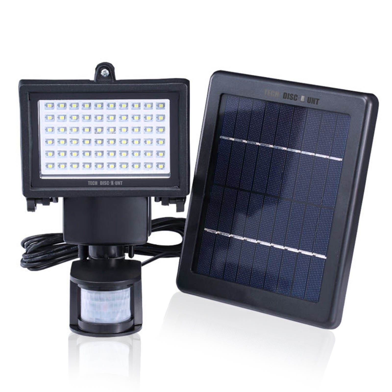 TD® lampe solaire LED extérieur étanche jardin automatique puissance éclairage lumineux énergie alimentation économie éclairage sole