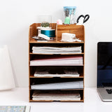 Armoire de rangement Rack de bureau de bureau Panier de cadre d'information de stockage Rack de gestion de stockage  barre st