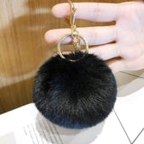 TD® Porte-clés imitation lapin paresseux boule de cheveux voiture pendentif dames sac pendentif petit cadeau pour les étudiants