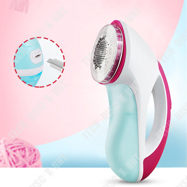 Rasoir Anti Bouloche USB Rechargeable - Machine à Déboulucher Vêtements Avec Lames De Rechange