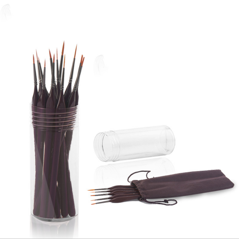 Peinture triangle cheveux très fine ligne crochet stylo peinture à l'huile aquarelle pinceau stylo fournitures d'art professi