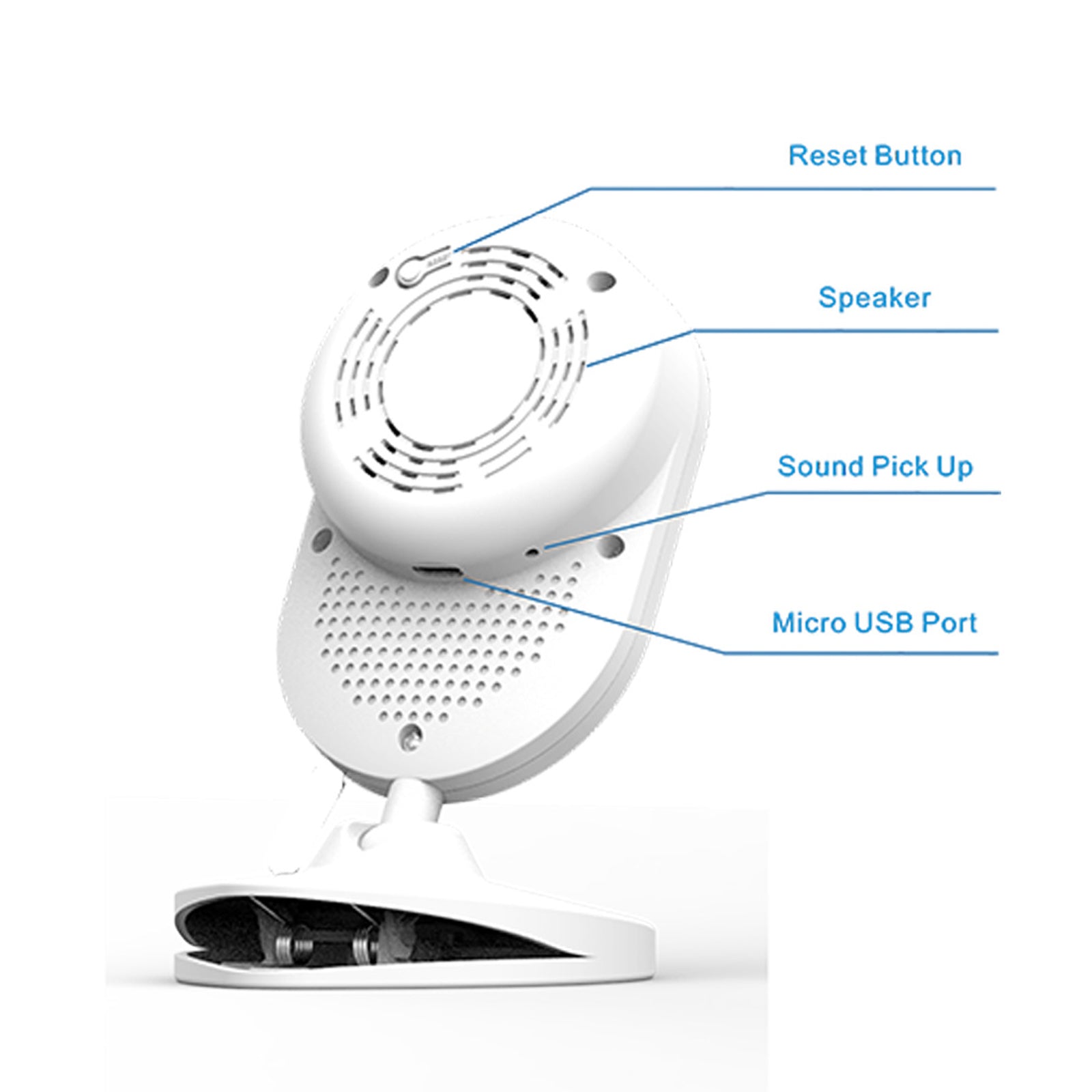 TD® Accueil Graffiti Caméra Smart Wireless WiFi Baby Monitor 1080P HD Child Monitor