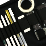 Ensemble de crayons de croquis en métal stylo de surbrillance ensemble de 36 pièces fournitures de peinture d'art fusain Grap