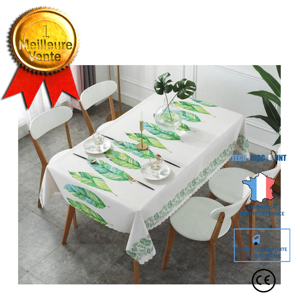 TD® Nappe multifonctionnelle Etanche/Protecteur Réfrigérateur four micro-ondes housse anti-poussière et tâches/Nappe table basse 90*