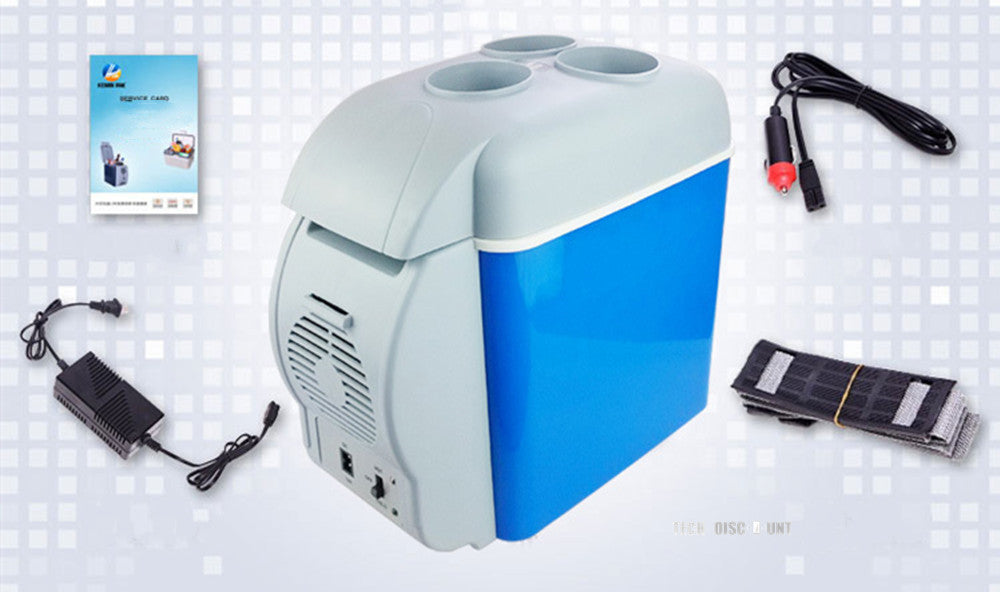 TD® Réfrigérateur congélateur 1 porte bas usage chaud froid portable petit mini camping glacière température voyage 12v pratique