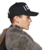 TD® Chapeau de visière réglable de taille de mode de casquette de baseball unisexe de broderie de lettre
